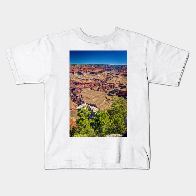 Mather Point Grand Canyon Kids T-Shirt by Gestalt Imagery